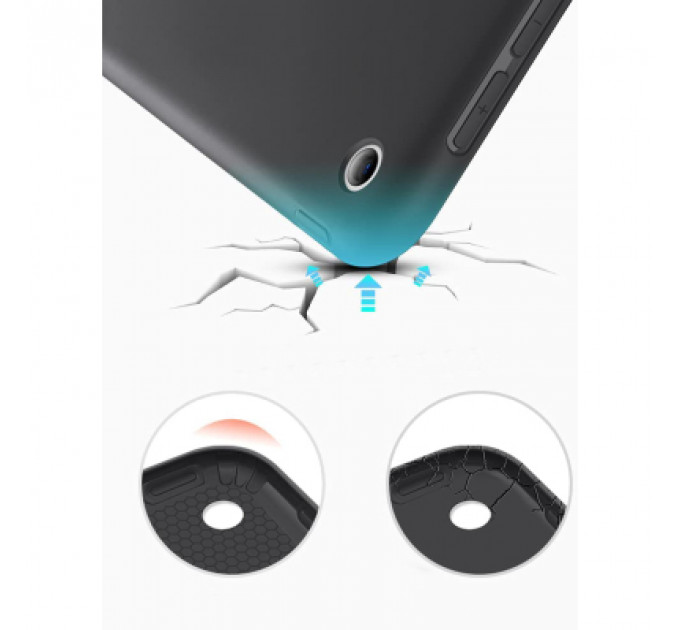 Чохол до планшета BeCover Tri Fold Soft TPU Silicone Apple iPad Air 4 10.9 2020/2021 Black (706869)