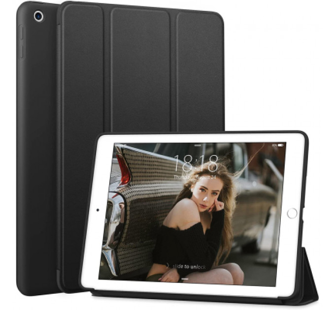 Чохол до планшета BeCover Tri Fold Soft TPU Silicone Apple iPad Air 4 10.9 2020/2021 Black (706869)