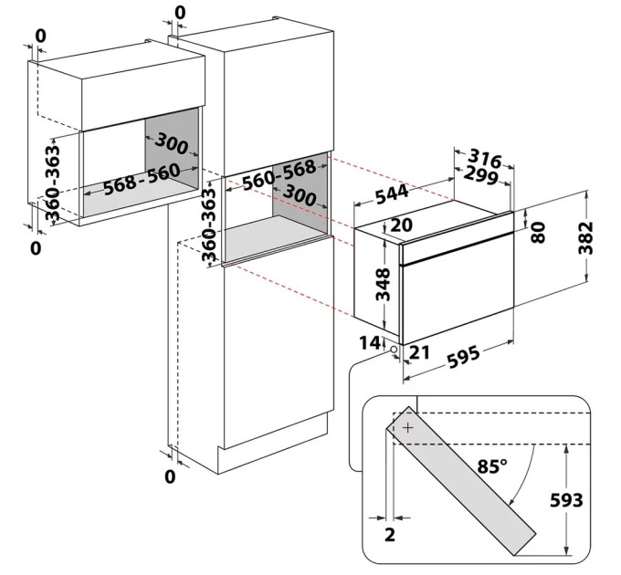 Whirlpool Мікрохвильова піч Whirlpool MBNA900B