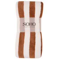 Рушник банний Soho 50х70 см Stripe Cofee