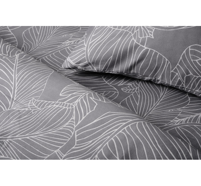 SOHO Комплект постільної білизни Soho Полуторний 150х200 см Leaves Grey
