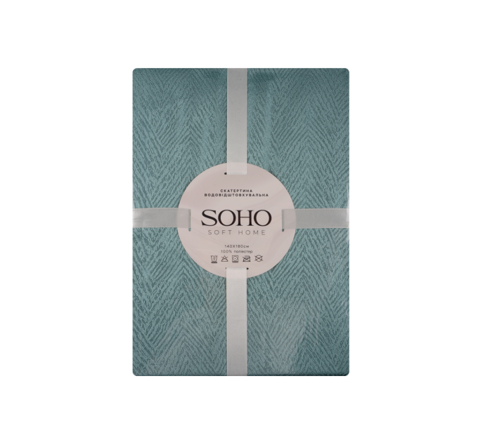 SOHO Скатертина Soho Oxford Turquoise 140х180 см