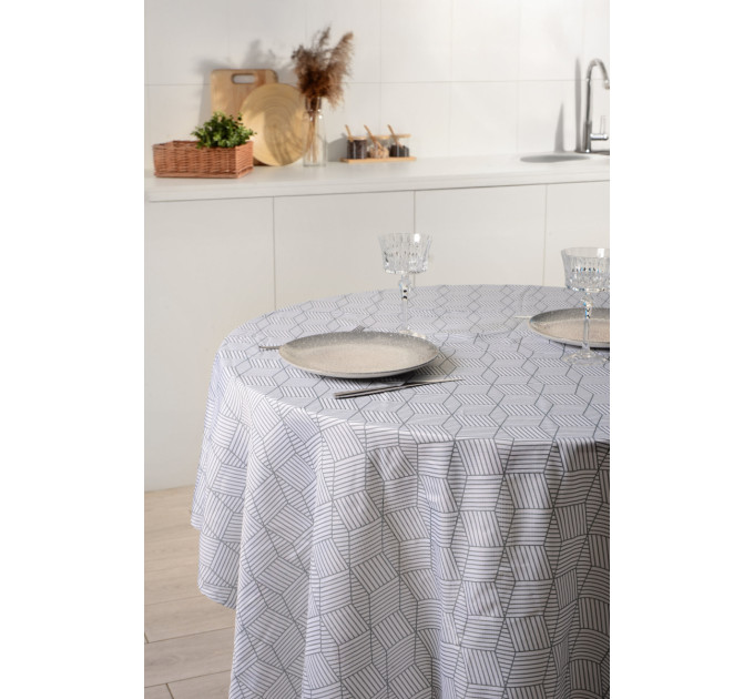 SOHO Скатертина Soho Geomeria Grey 140х180 см