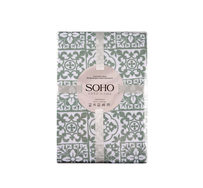 SOHO Скатертина Soho Mosaic Green 140х180 см