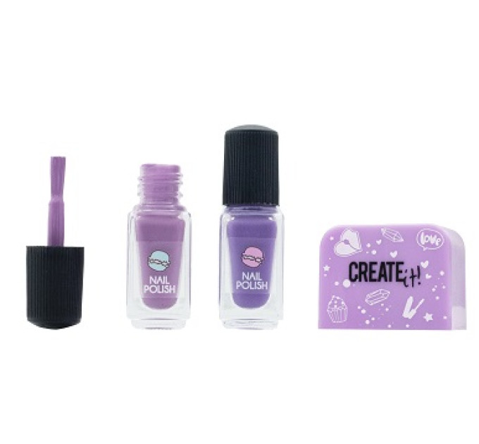 Create it! Набір лаків для нігтів Create It! Дуо 2 в 1 в асортименті