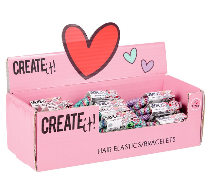 Create it! Набір гумок для волосся 3шт Create IT! в асортименті