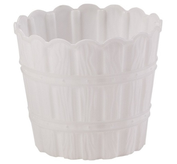 Violet House Горщик для квітів Violet House 1048 BAMBOO WHITE 7 л.