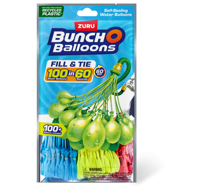 BUNCH O BALLOONS Ігровий набір Bunch O Balloons Водні кульки 100 шт/уп, в асортименті (56288UQ1)