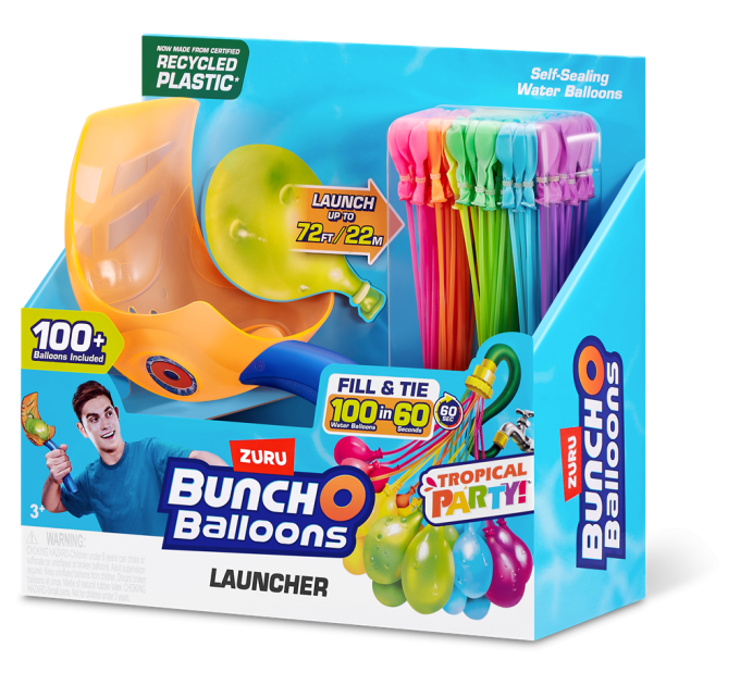 BUNCH O BALLOONS Ігровий набір Bunch O Balloons Запускач і 100 водних куль (56490)