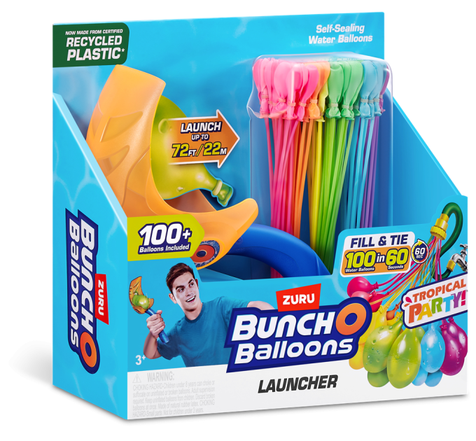 BUNCH O BALLOONS Ігровий набір Bunch O Balloons Запускач і 100 водних куль (56490)
