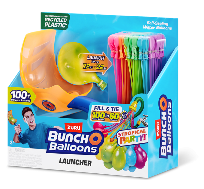 BUNCH O BALLOONS Ігровий набір Bunch O Balloons Запускач і 100 водних куль (56490)