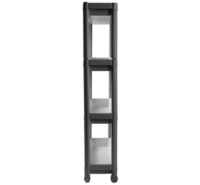 Violet House Етажерка 4-х ярусна Violet House 6014 Long Shelf GREY 54х18х91 см