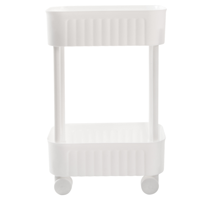 Violet House Етажерка 2-х ярусна Violet House 6021 Honeycomb WHITE 17х27х43 см