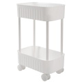 Violet House Етажерка 2-х ярусна Violet House 6021 Honeycomb WHITE 17х27х43 см