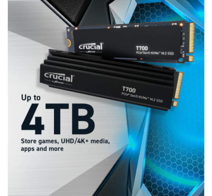 Накопичувач SSD M.2 2280 4TB T700 Micron (CT4000T700SSD5)