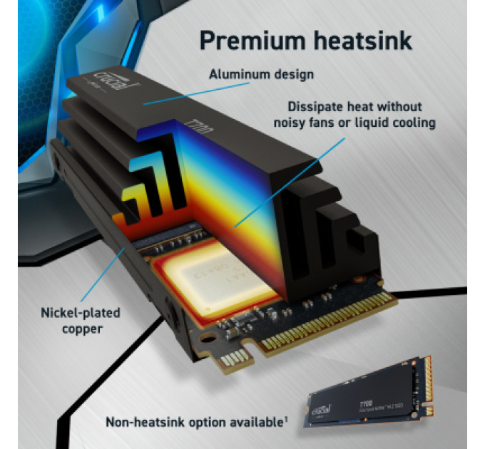 Накопичувач SSD M.2 2280 4TB T700 Micron (CT4000T700SSD5)