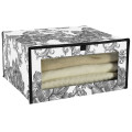 Idea Home Органайзер Idea Home NP-256 Anthracite Flowers 40x32x20 см
