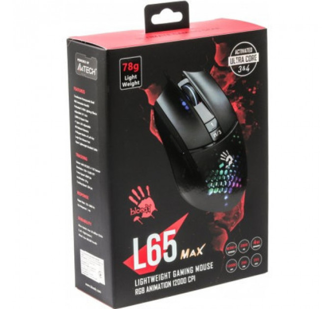 Мишка A4Tech Bloody L65 Max Honeycomb
