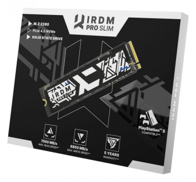 Накопичувач SSD M.2 2280 2TB IRDM PRO SLIM Goodram (IRP-SSDPR-P44S-2K0-80)