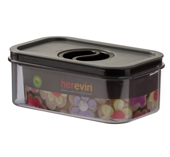 Herevin Контейнер HEREVIN Canister-Vacuum Lid-White-Black 0.6 л (161174-000)