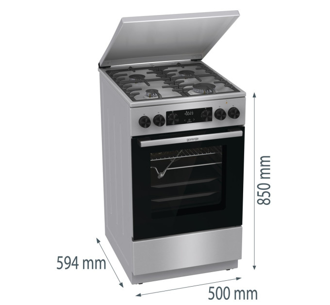 Gorenje Комбінована плита Gorenje GKS5C71XF