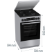 Gorenje Комбінована плита Gorenje GK5C43SH (FM513D-HPD4B)