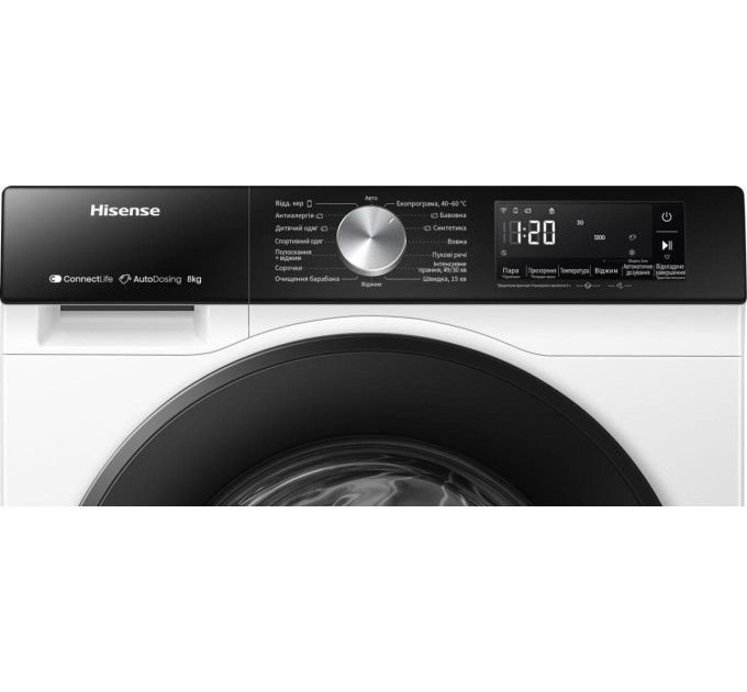 Hisense Пральна машина автоматична Hisense WF3S8045BW3/UA