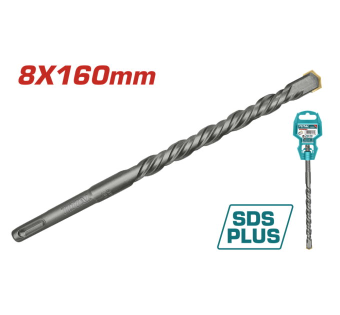 Total Бур TOTAL TAC310802 SDS plus 8x160мм