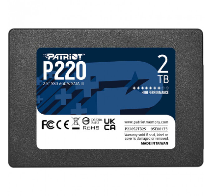 Накопичувач SSD 2.5" 2TB P220 Patriot (P220S2TB25)