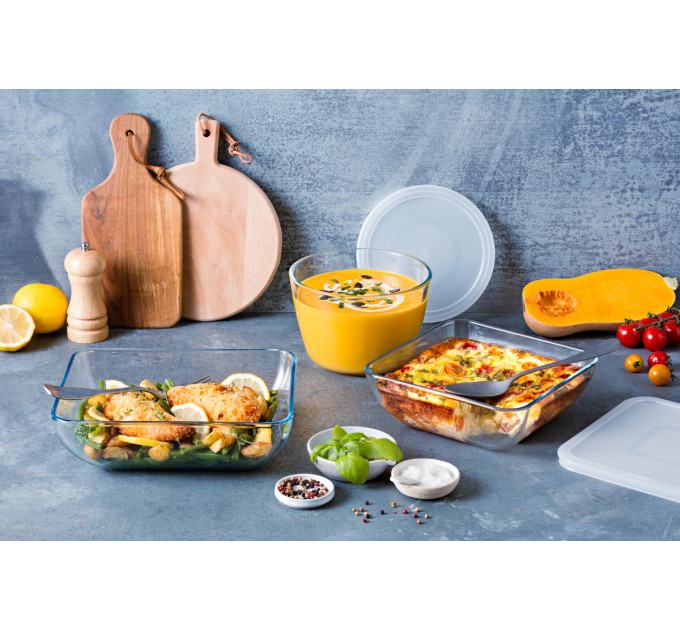 Pyrex Форма з кришкою Pyrex Daily, 28х22 см
