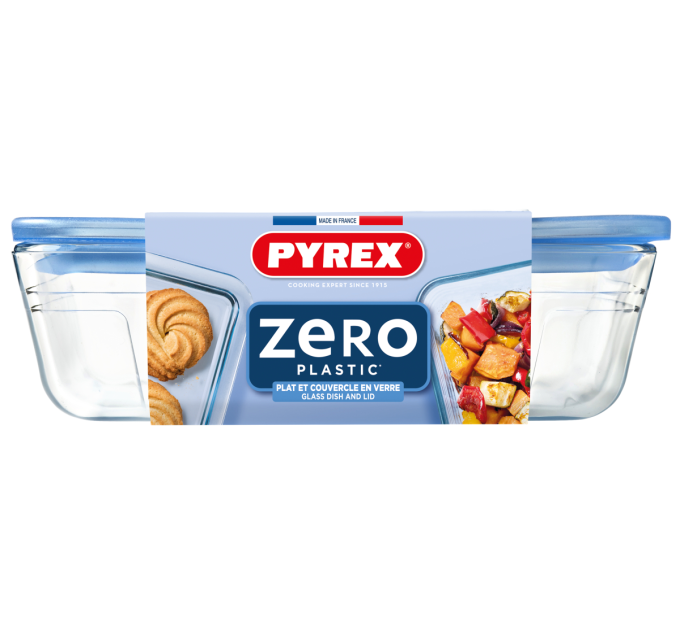 Pyrex Форма з кришкою Pyrex Pure Glass, 22x17x7 см
