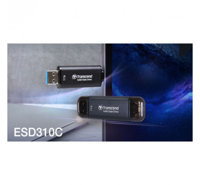 Накопичувач SSD USB 3.2 256GB Transcend (TS256GESD310C)