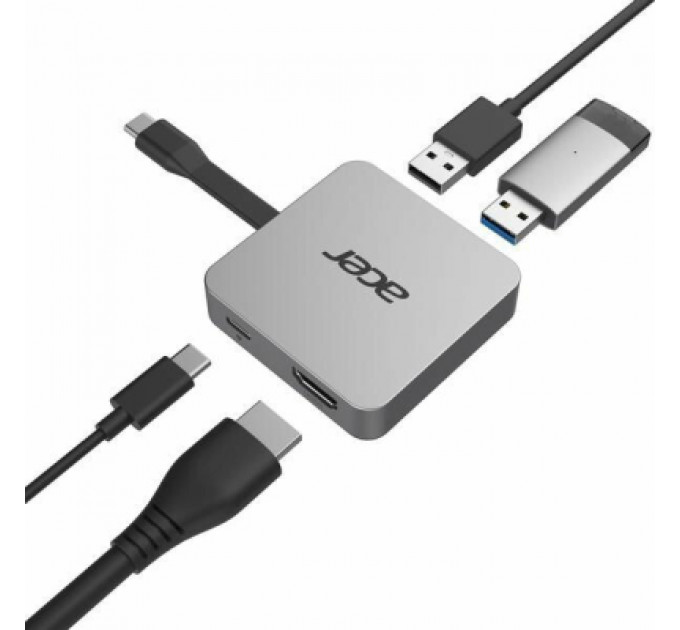Порт-реплікатор Acer 4-in-1, HDMI, 2xUSB3.2, USB-C (HP.DSCAB.014)
