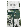 SOHO Набір рушників Soho 40x40см Christmas trees 4 шт
