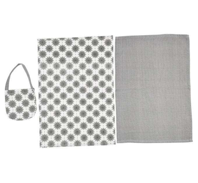 SOHO Набір рушників Soho 40x60см Snow Grey 2 шт