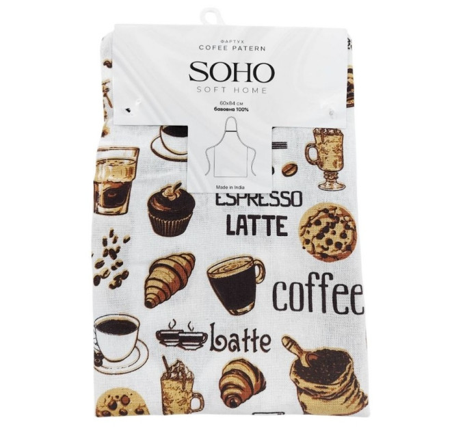 SOHO Фартух Soho Cofee Patern 60х84см