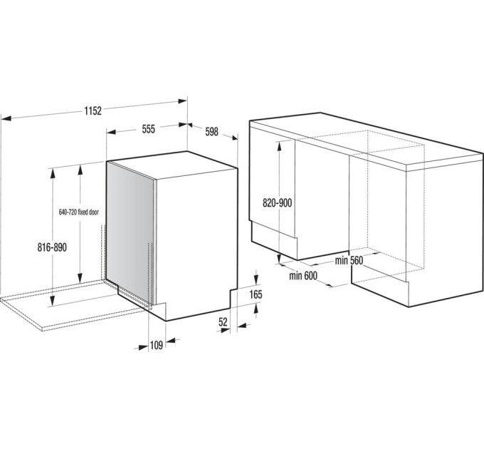 Gorenje Посудомийна машина Gorenje GV 673 C65