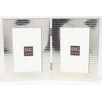 Фоторамка EVG ONIX 2-10х15 S16 Double Silver 