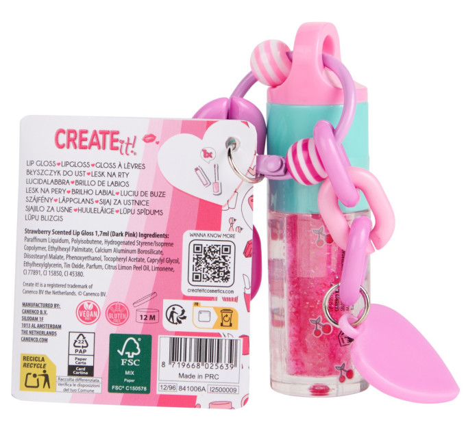 Create it! Блиск для губ Create IT! Брелок для ключів в асортименті (841006)