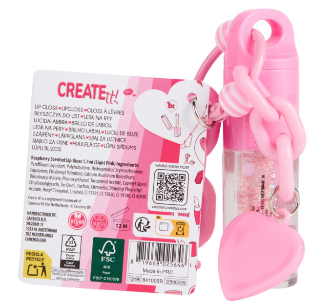 Create it! Блиск для губ Create IT! Брелок для ключів в асортименті (841006)