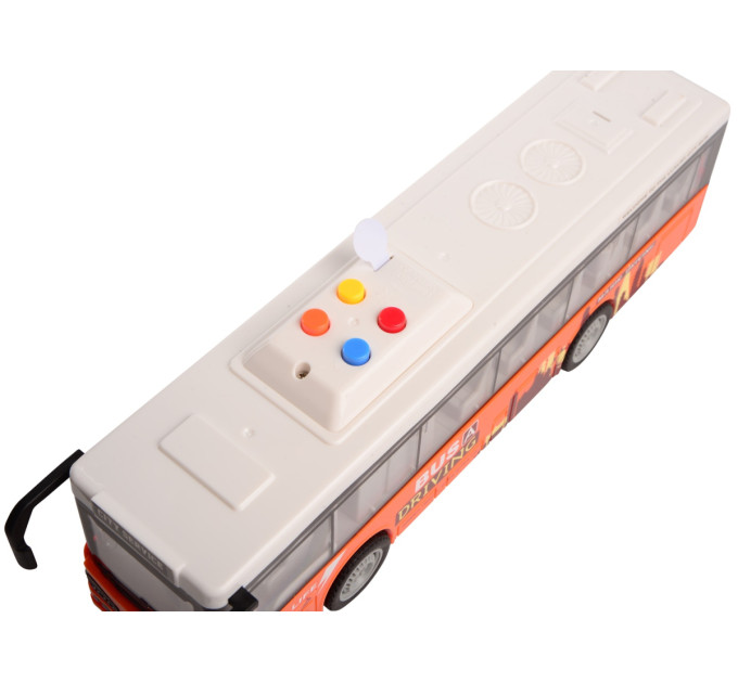 CARS S Іграшка CARS S Автобус помаранчевий 1:16 (CJ-4073621)