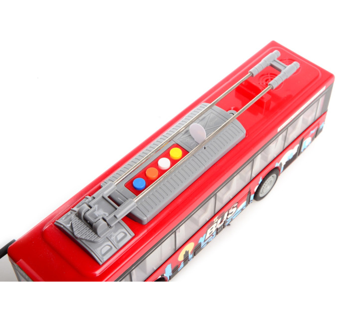 CARS S Іграшка CARS S Тролейбус червоний 1:16 (CJ-4008558)