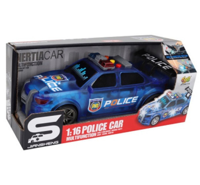 CARS S Іграшка CARS S Поліцейська машина синя 1:16 (CJ-4247839)