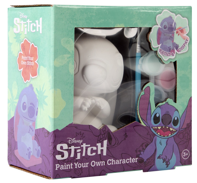 Disney Набір для творчості Disney Гіпсова фігурка з фарбами Stitch (ST25345)