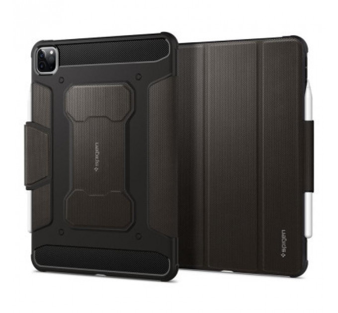 Чохол до планшета Spigen Apple iPad Pro 11"(2022/2021/2020/2018) Rugged Armor Pro, Gunmetal (ACS01025)