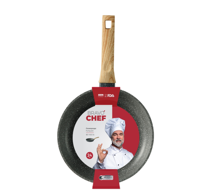 Bravo Chef Сковорода Bravo Chef класична 24 см