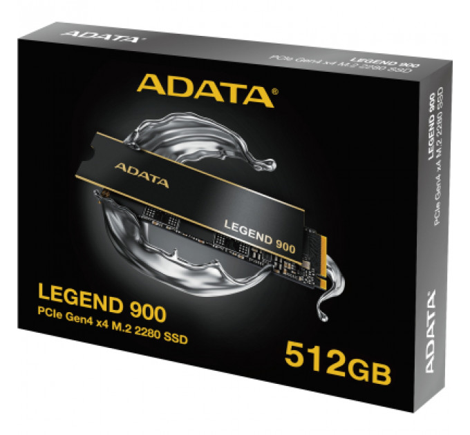 Накопичувач SSD M.2 2280 512GB ADATA (SLEG-900-512GCS)