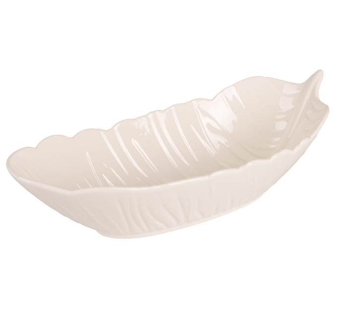 LED Блюдо LED Deep Leaf White, 35х14х8 см