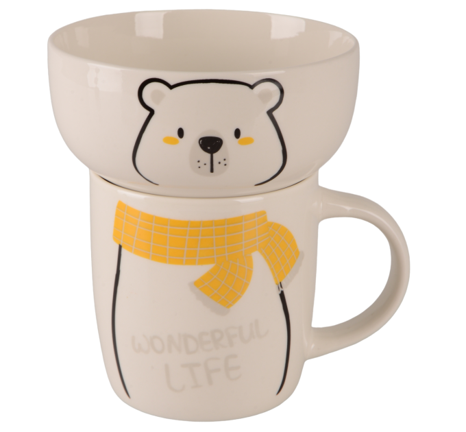 Limited Edition Набір для сніданку Limited Edition Happy Bear, 2 предмети