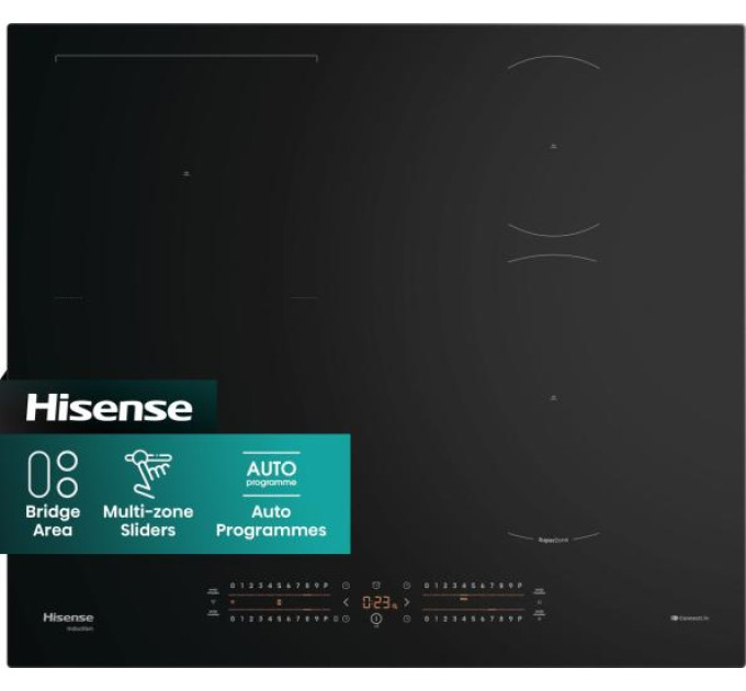 Hisense Електрична варильна поверхня Hisense HI6432BSCWF